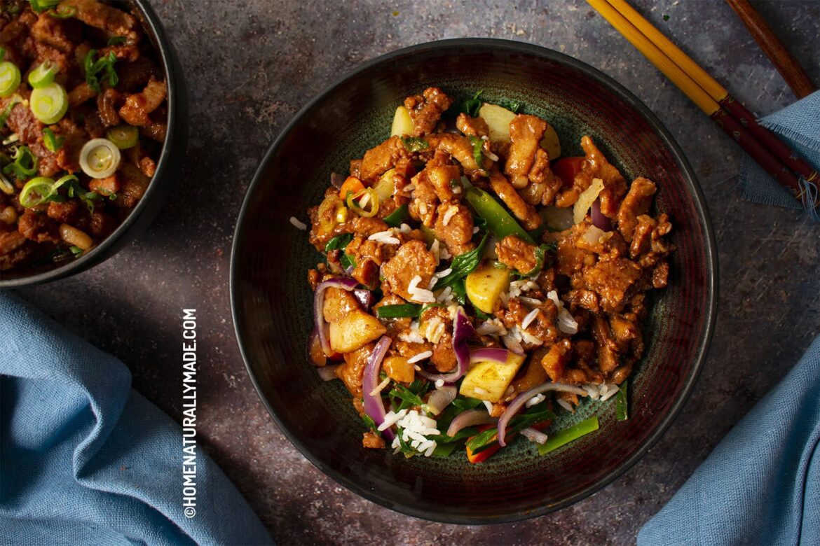Lu Rou Fan Set Lu Rou Fan {Braised Pork Belly Rice Bowl} - HomeNaturallyMade
