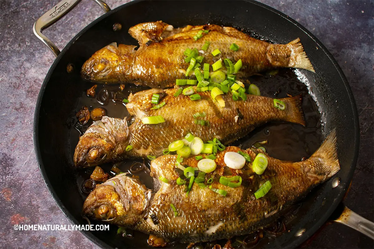 Red Braised Fish {Quick Delicious Huai Yang Style}