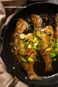 Red Braised Fish {Easy Delicious Chinese Style}