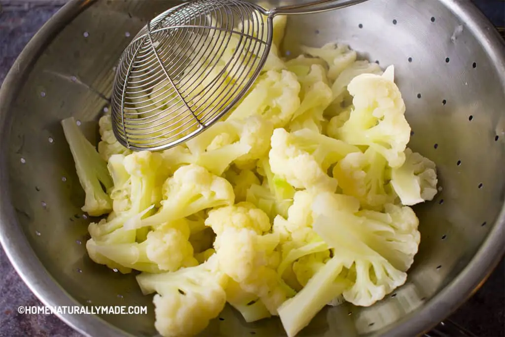 Blanched Cauliflower