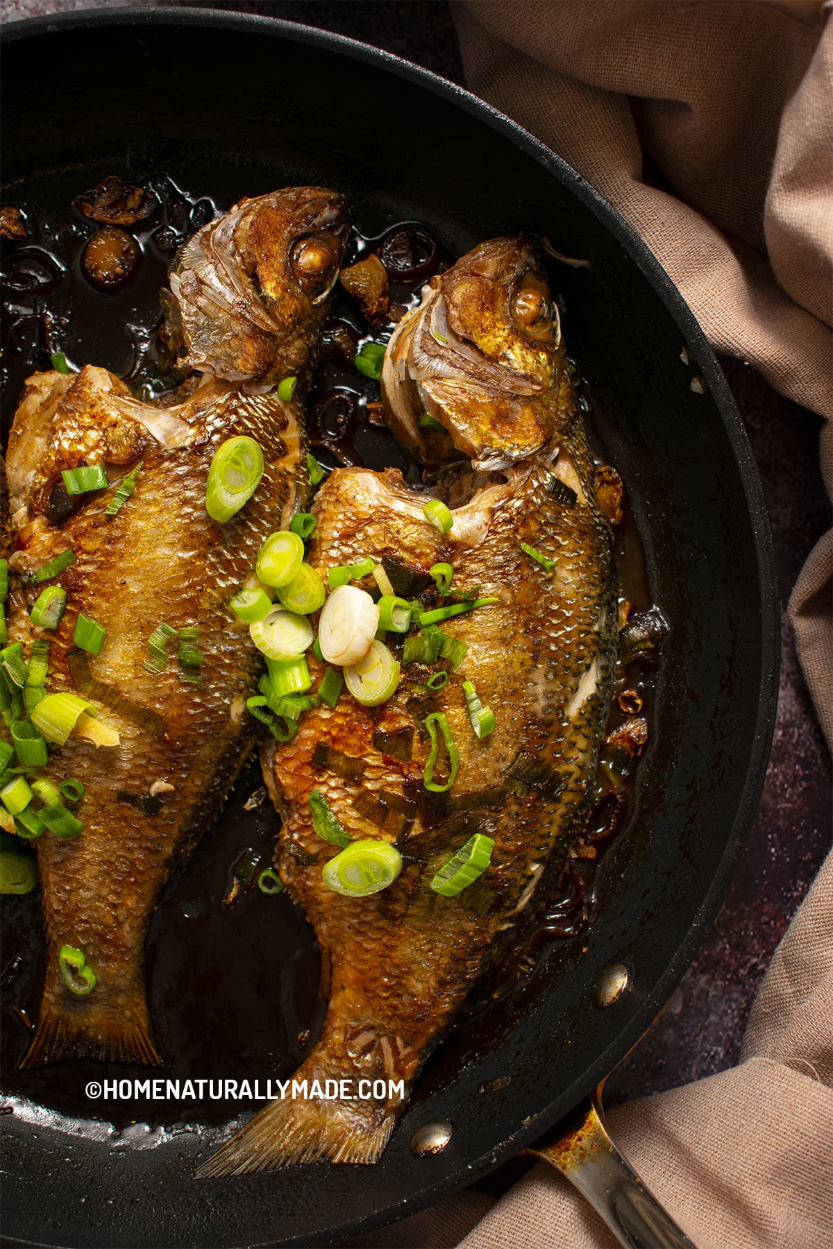 Red Braised Fish Huai Yang Style Hong Shao Yu Homenaturallymade