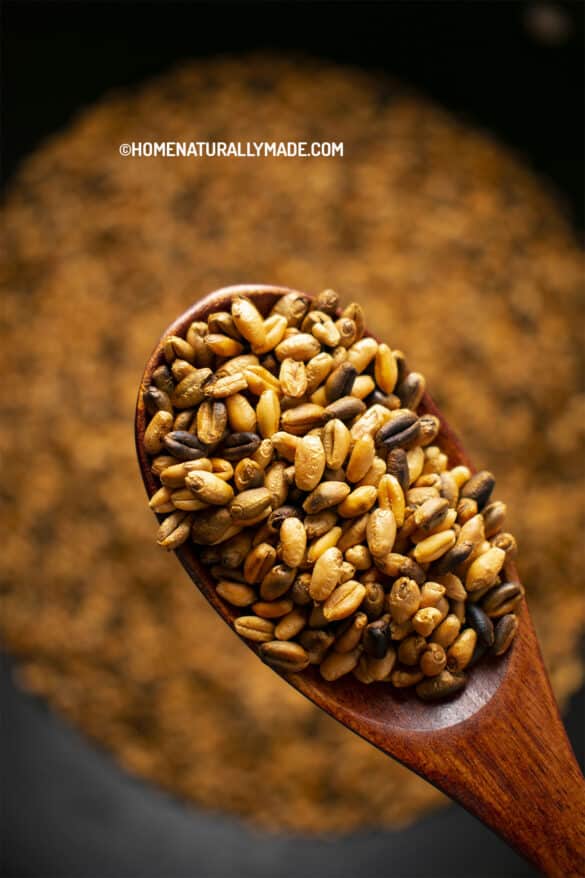 Roasted Grain via Stovetop Using Wok {Easy Efficient Way}