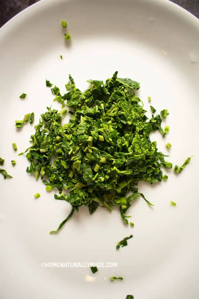 Chopped Blanched Xiang Chun for Crepe