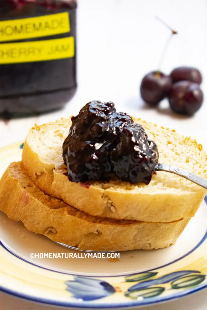 Homemade Cherry Jam {wholesome deliciousness} Recipe