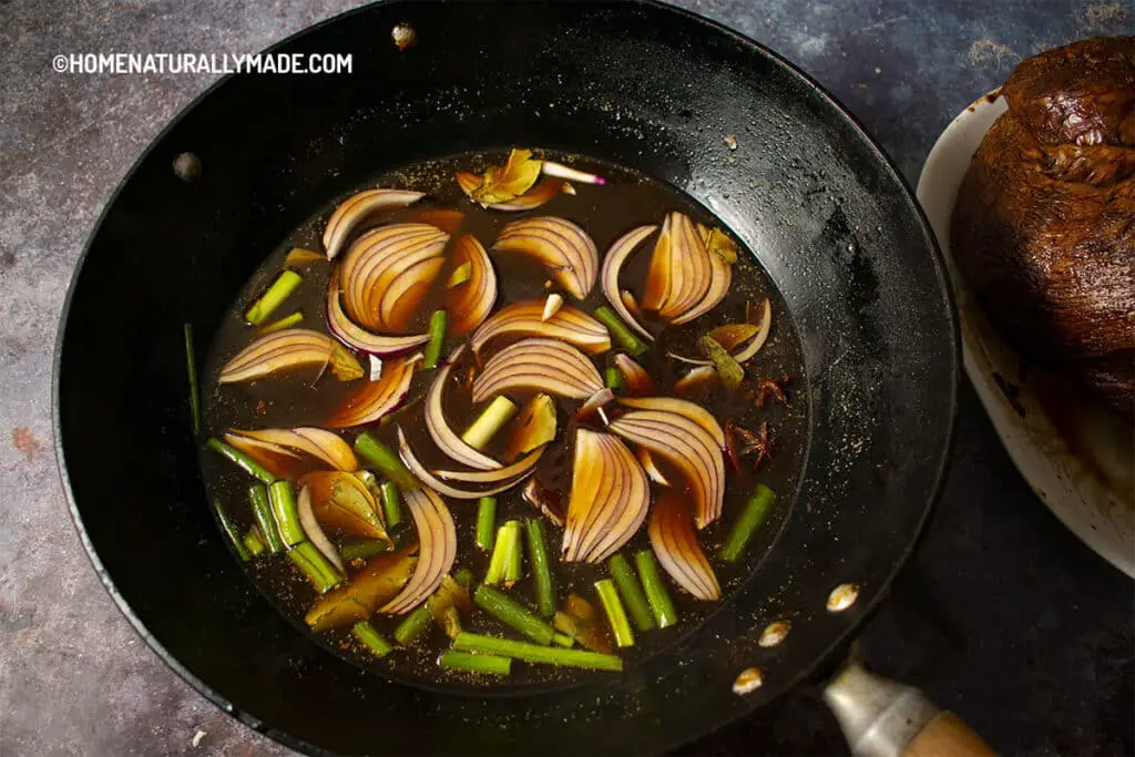 Spiced Braising Liquid for Chinese Red Braised Ham Hock