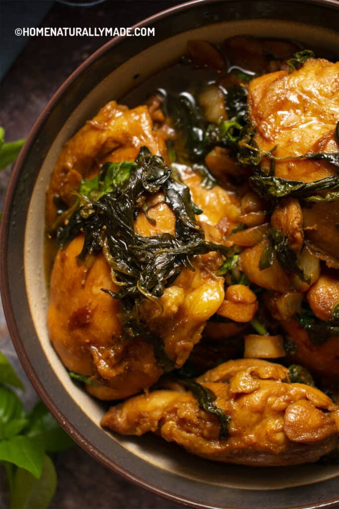 Three Cup Chicken {San Bei Ji 三杯鸡}