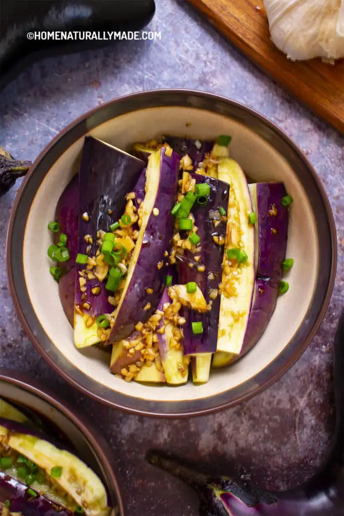 Steamed Eggplant {Chinese Huai Yang Style}