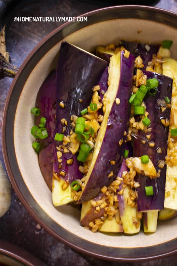 Steamed Eggplant {Chinese Huai Yang Style}