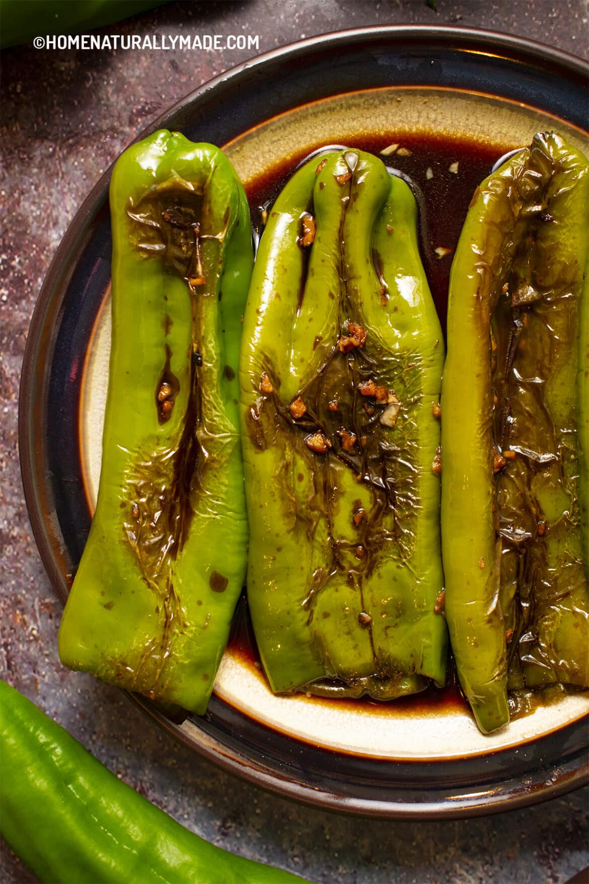 Hu Pi Qing Jiao {Tiger Skin Green Peppers}