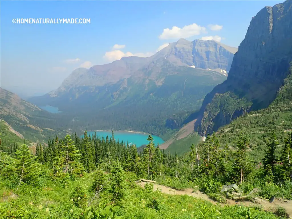 Grinnell Lake overlook