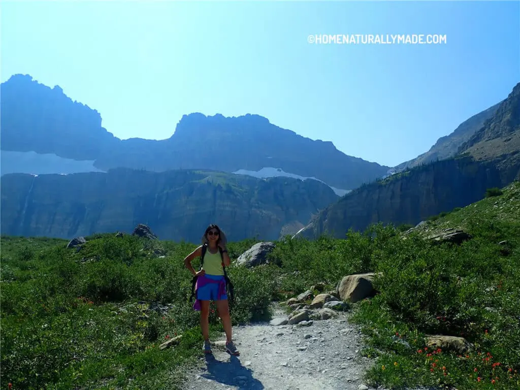 Close to the end of Grinnell Glacier Trail