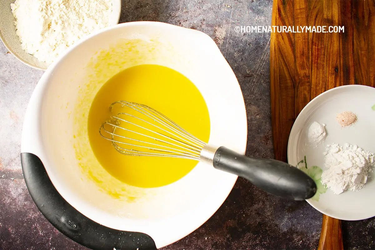 Blend Avocado Oil and Egg Yolks well