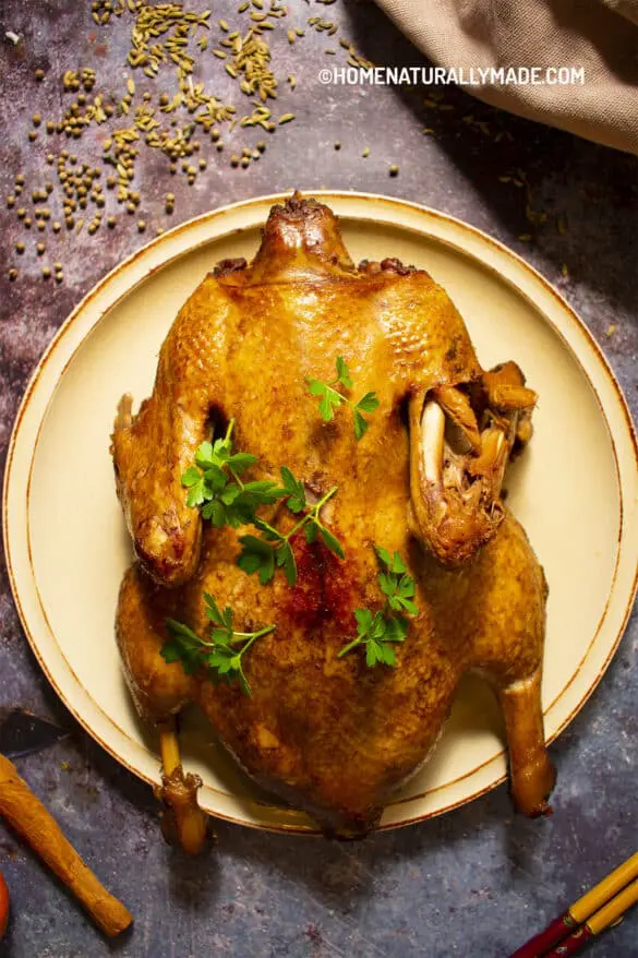 Braised Duck With Spices {Chinese Style Lu Ya 卤鸭}