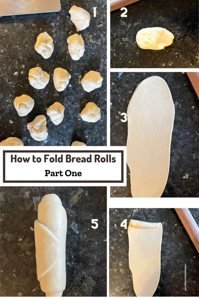 How to fold bread rolls part one