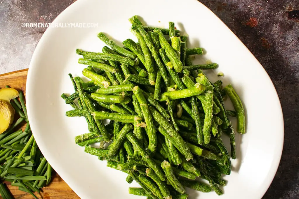 Freshly Fried Chinese Long Beans
