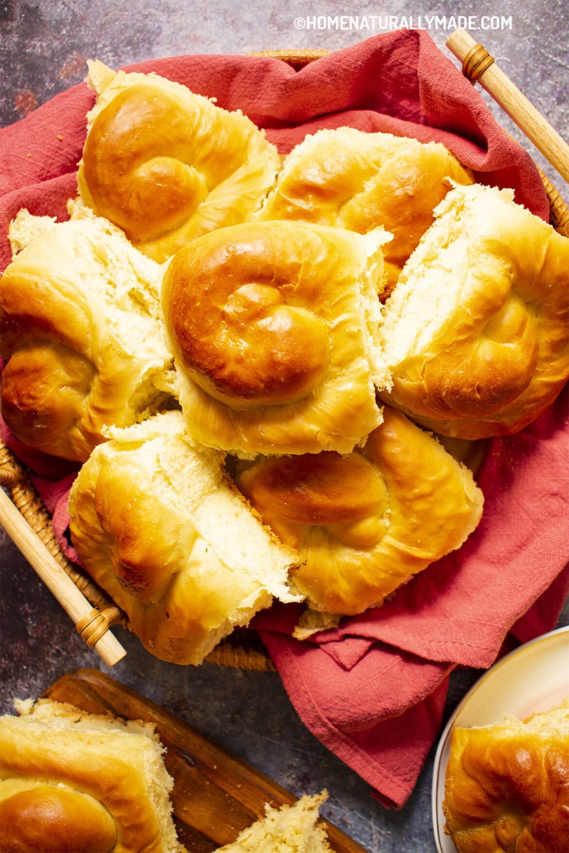 Easy Milk Bread Rolls using all purpose flour