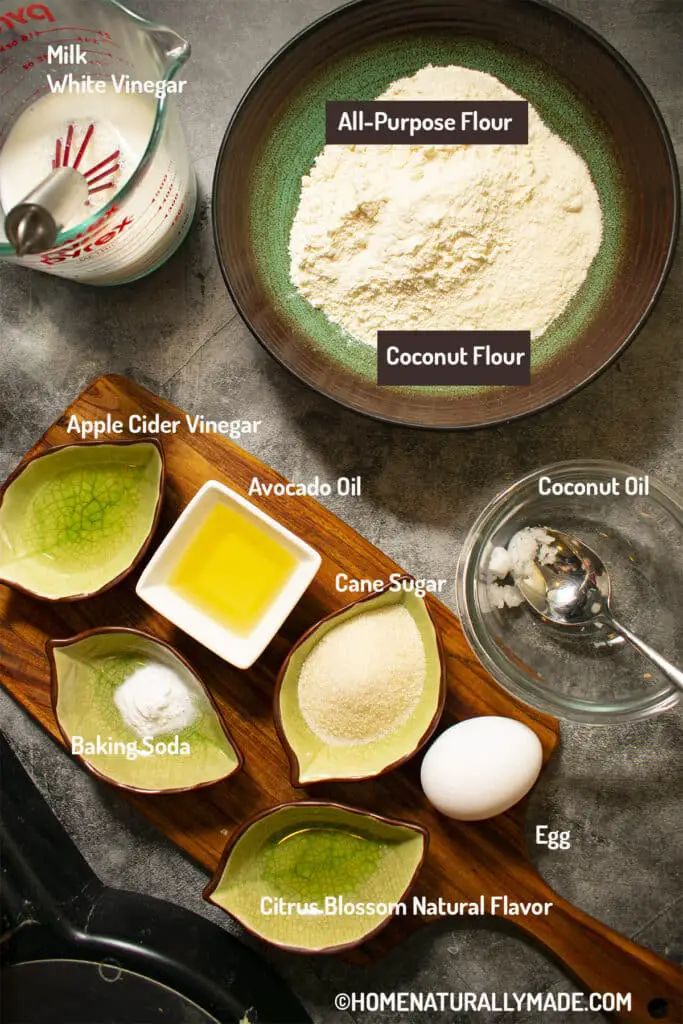 Coconut Flour Waffles Ingredients