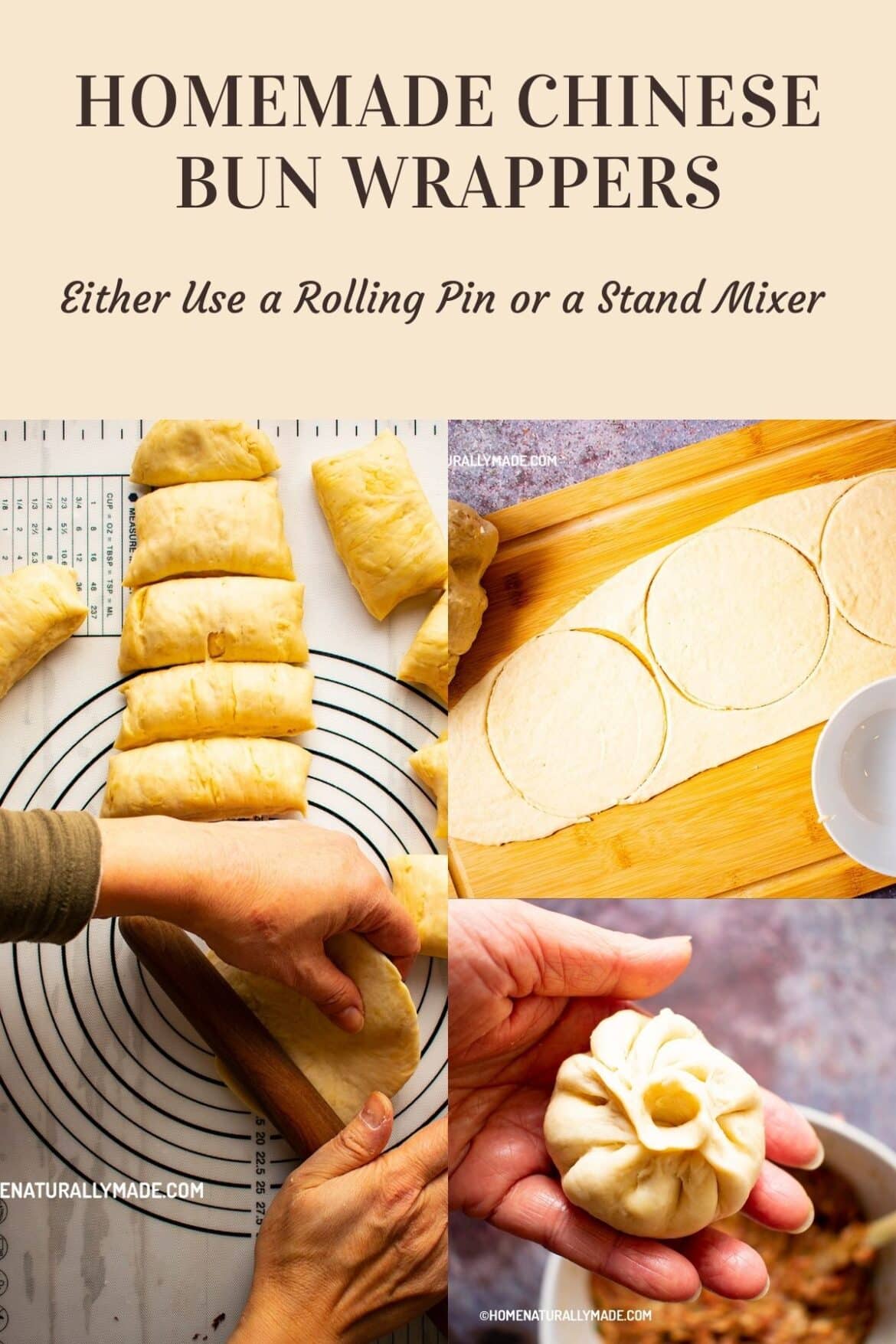 Homemade Chinese Bun Wrappers