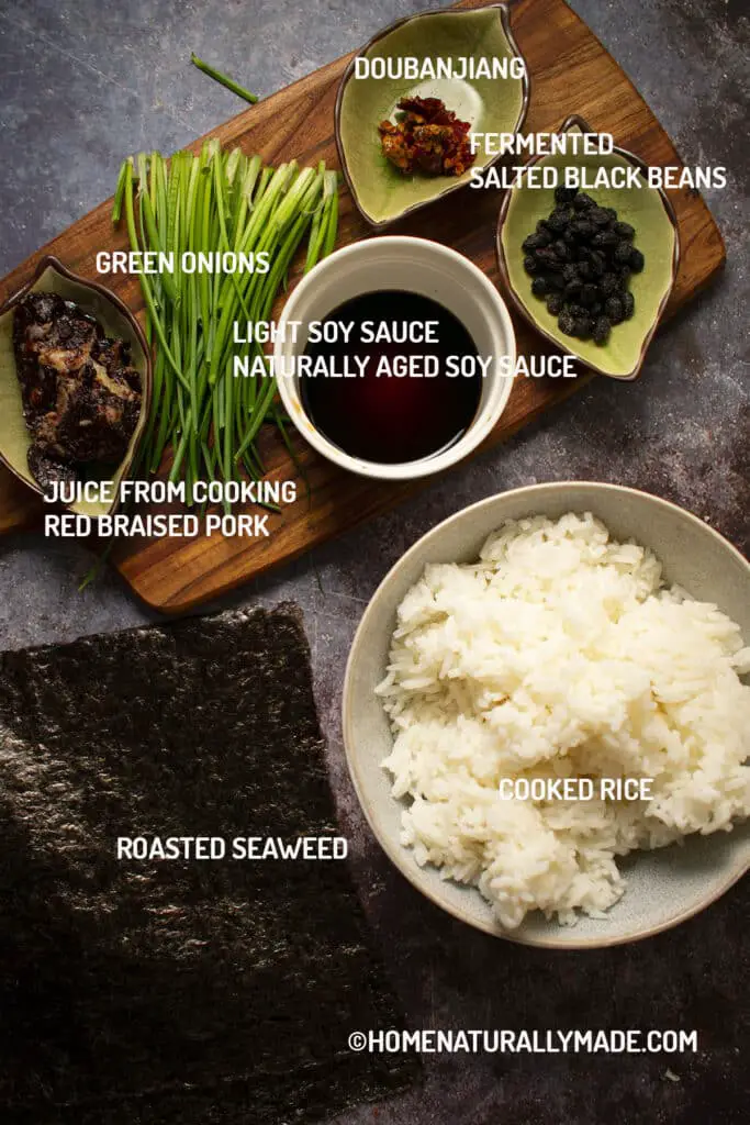 Asian Fusion Fried Rice Ingredients