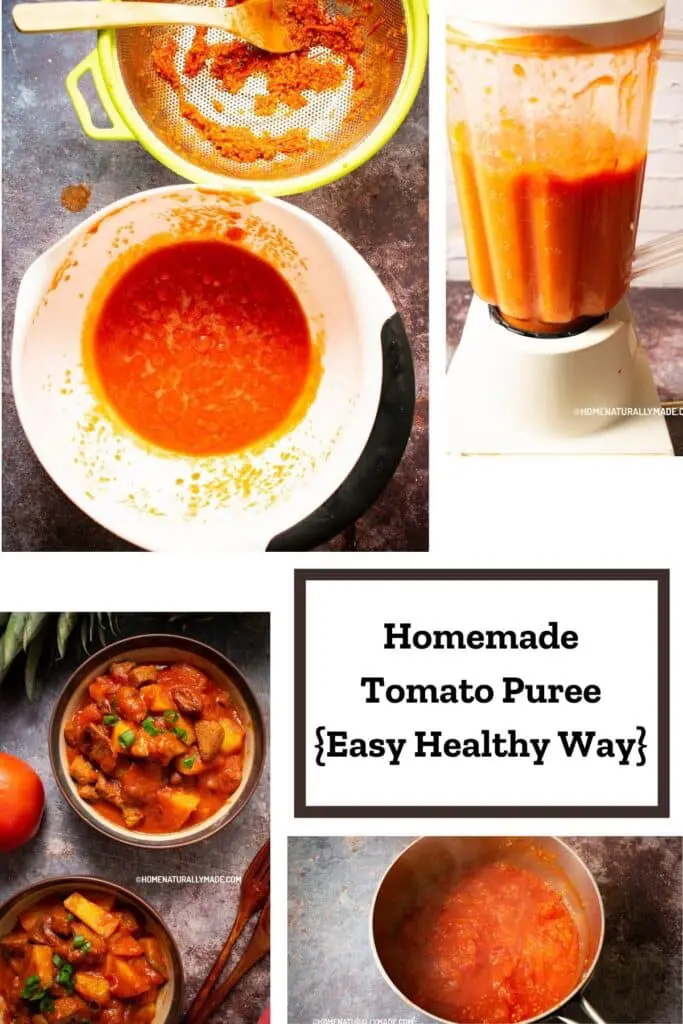 homemade tomato puree {easy healthy way}