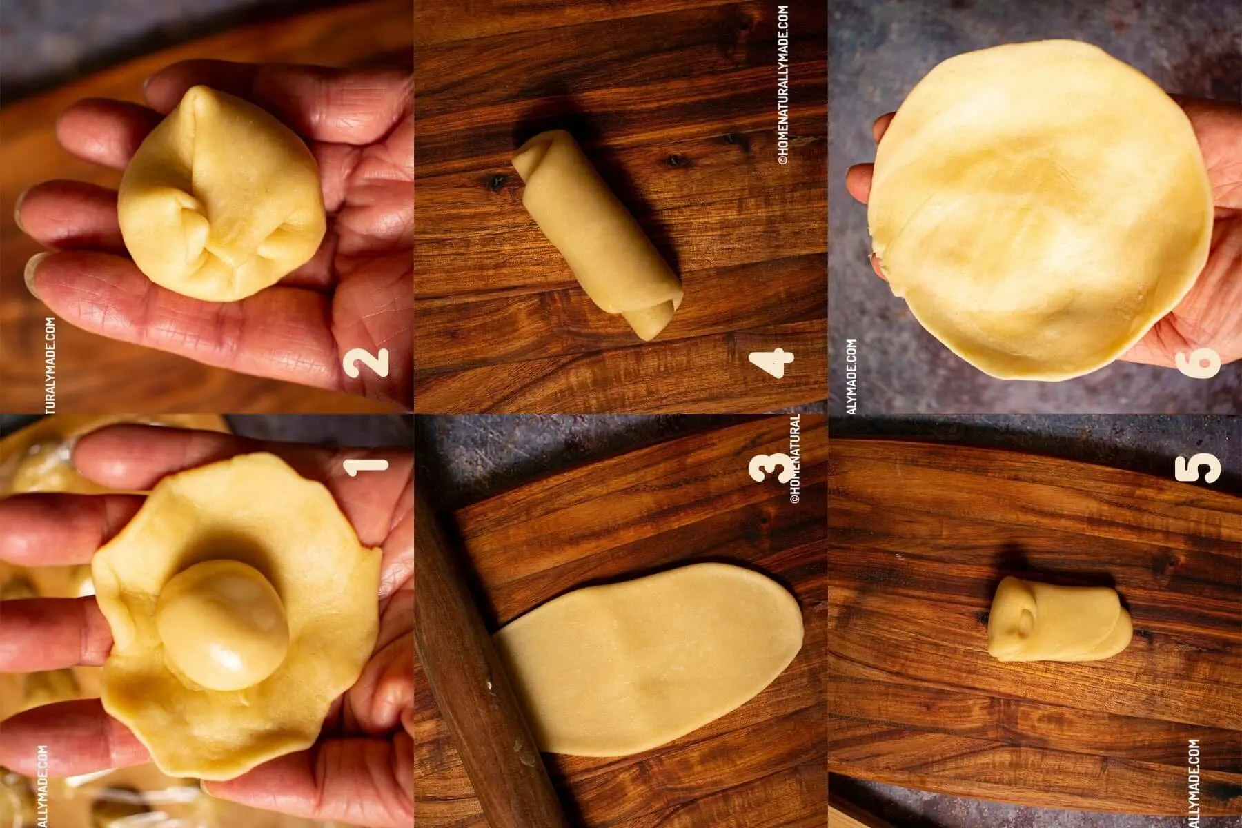 how to make Chinese Style Flaky Pastry Wrappers
