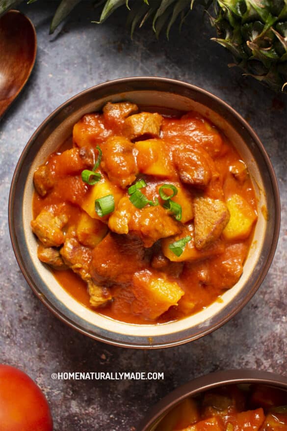 Gu Lao Rou {Chinese Sweet and Sour Pork with Pineapple}