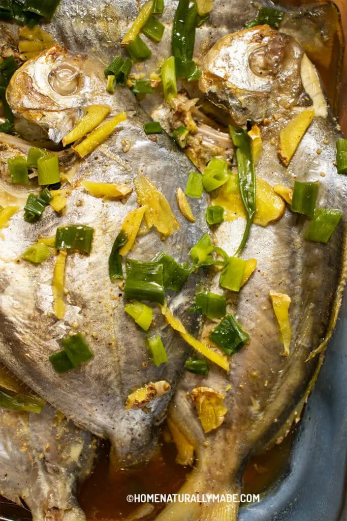 Steamed Butterfish {Huai Yang Style}