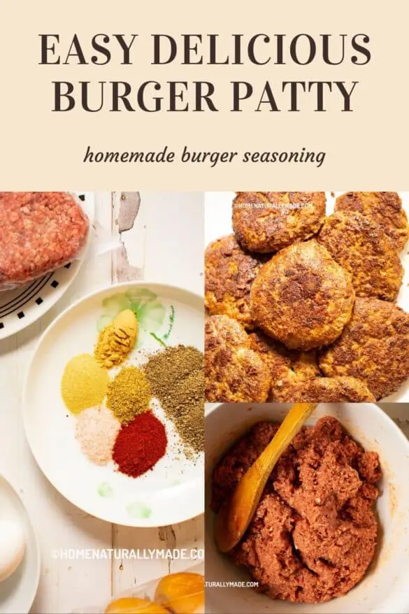 Easy Delicious Burger Patty