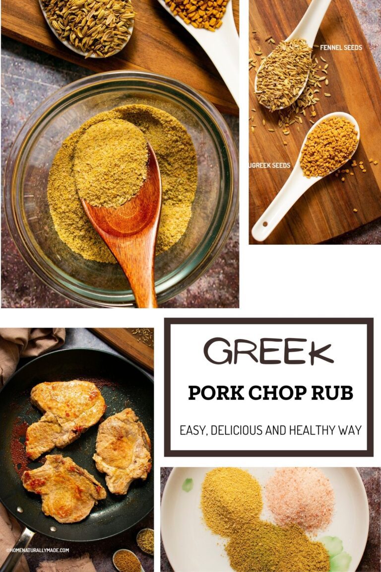 Greek Pork Chop Rub {Easy Delcious Healthy Way} HomeNaturallyMade
