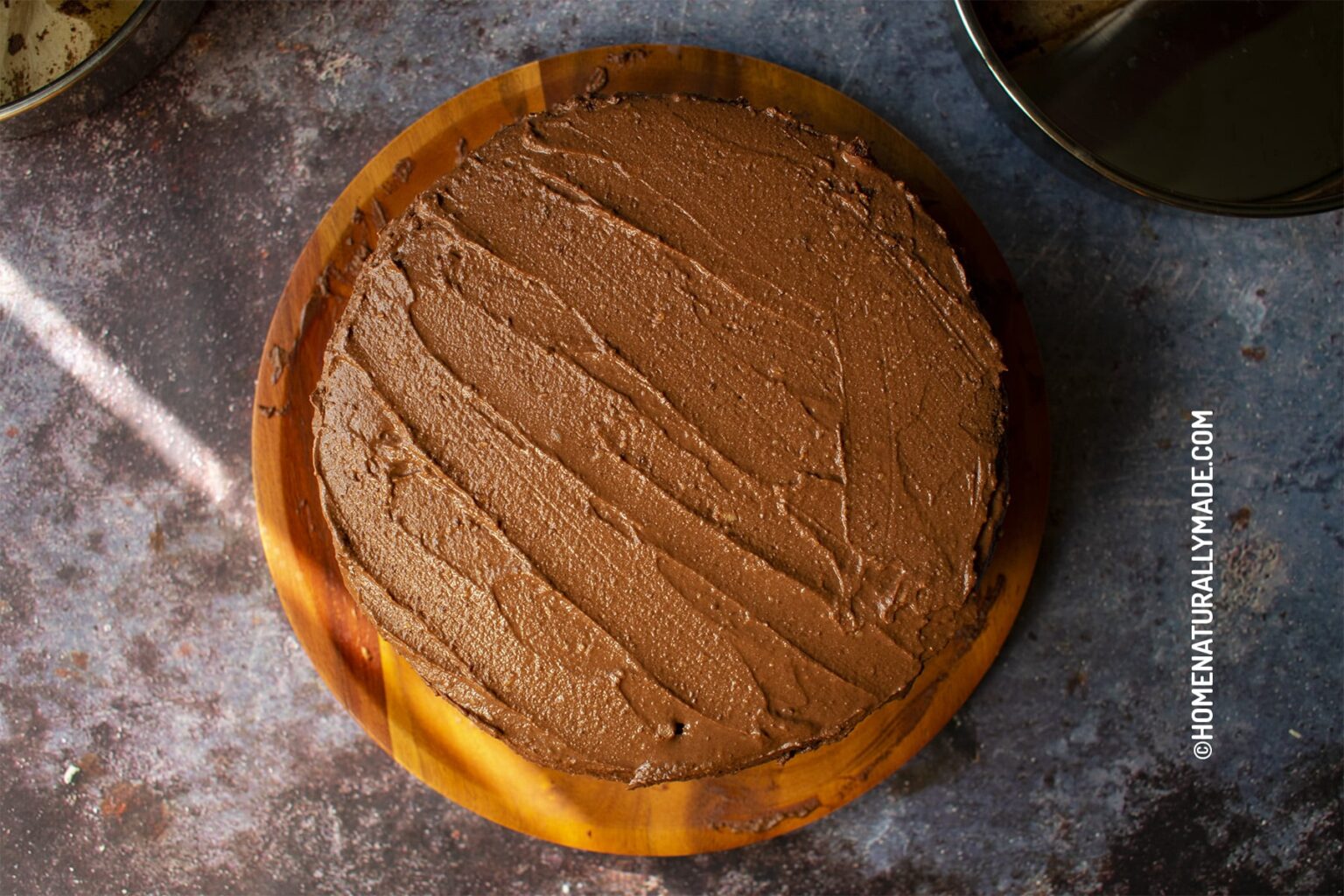 Chocolate Cake with Chocolate Yogurt Frosting HomeNaturallyMade