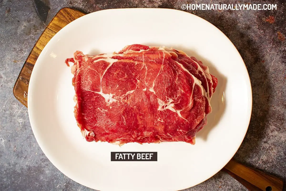 Fatty Beef {Fei Niu} for Hot Pot