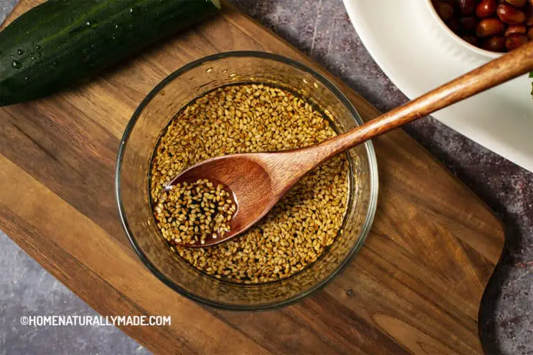 Garlic Sesame Dressing Chinese Style HomeNaturallyMade