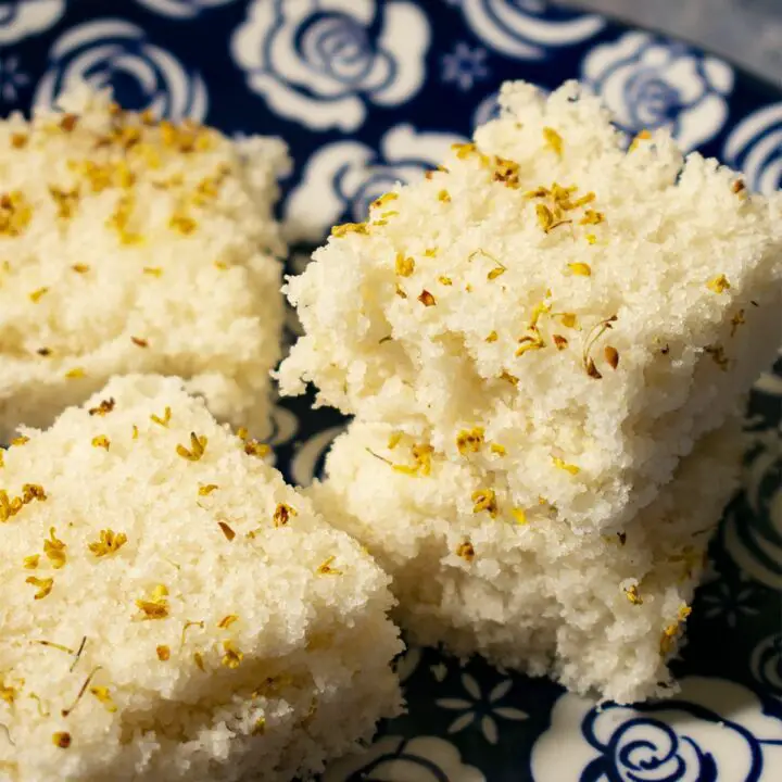 Chinese Song Gao {traditional sponge rice cake}