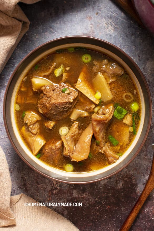 Luo Bo Niu Nan {Beef Brisket and Daikon Radish}