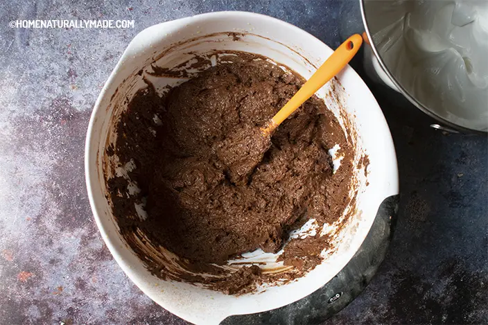 make batter for chocolate muffins