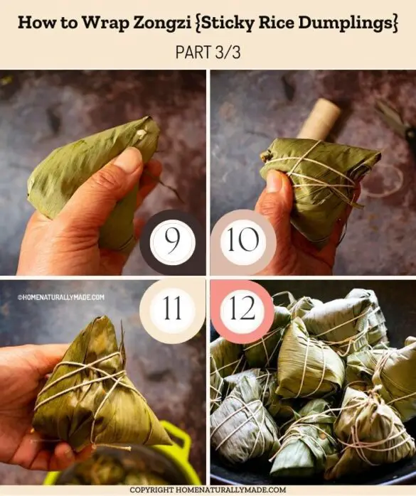 How to Wrap Zongzi Huai Yang Style? HomeNaturallyMade