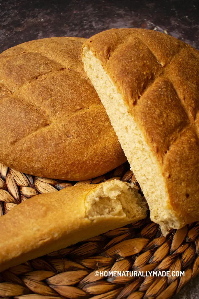homemade artisan country-style bread recipe