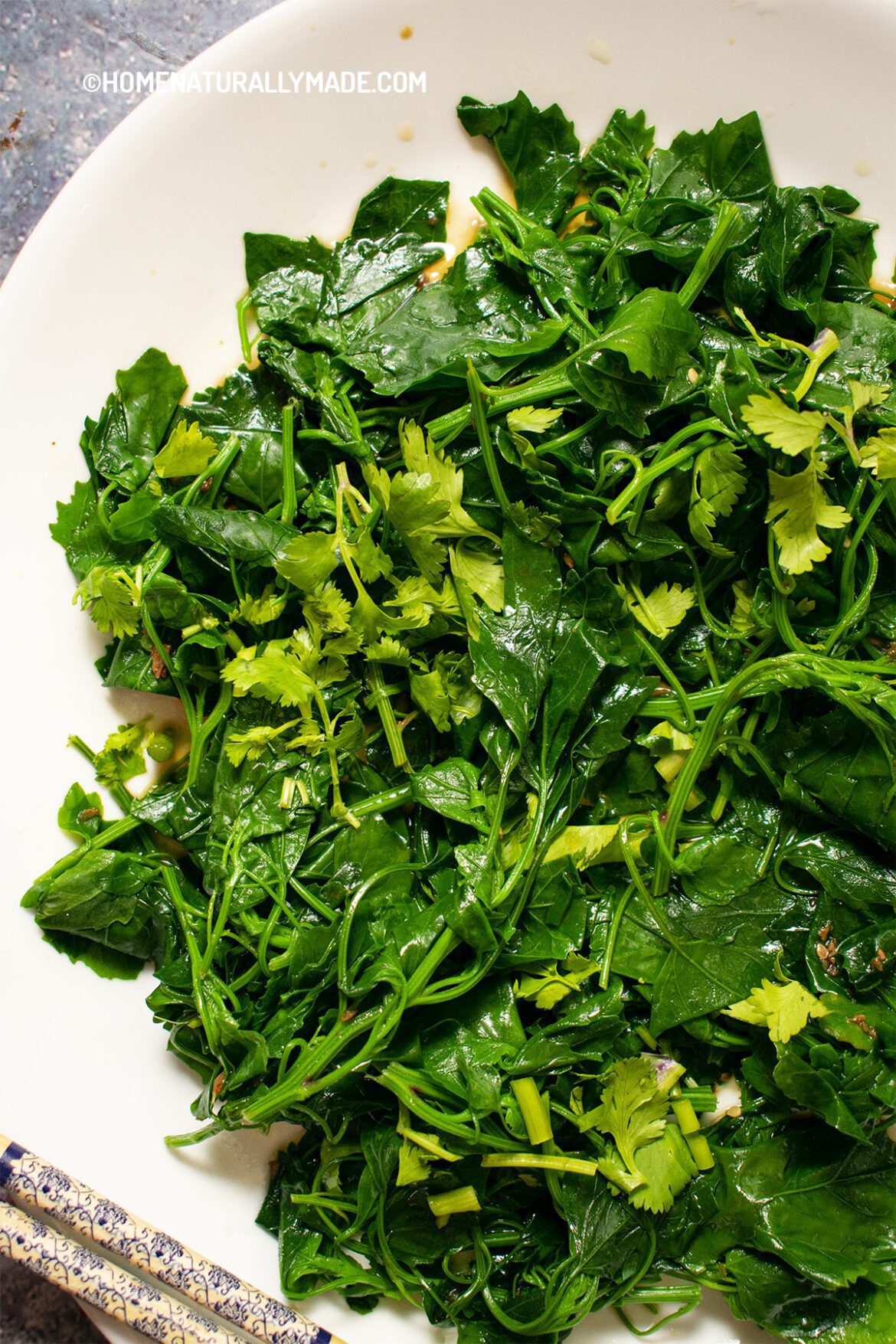 hui cai {white goosefoot} salad