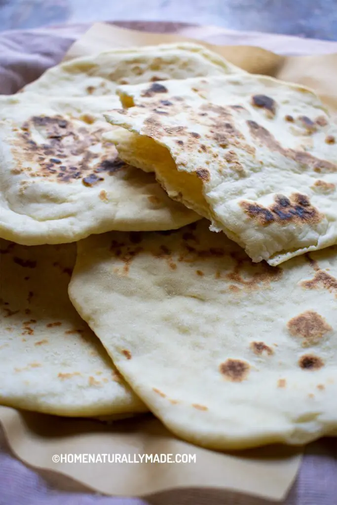 Easy Homemade Pita Bread {Inspired by Chinese traditional way}