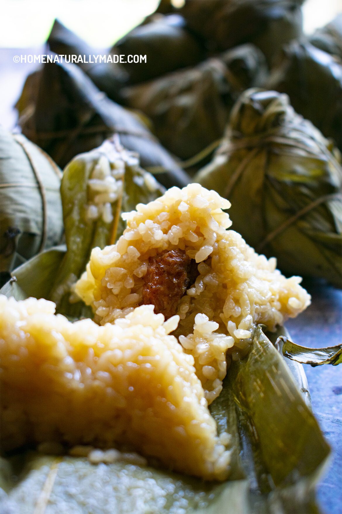 Rou Zongzi {Sticky Rice Dumpling with Pork}