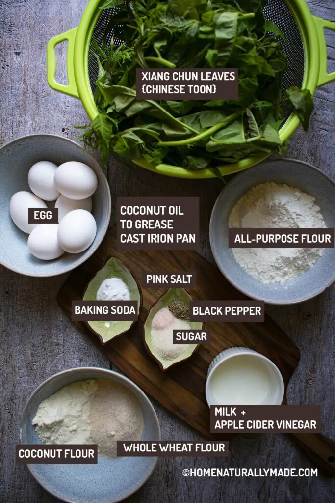 Xiang Chun Egg Cake Ingredients