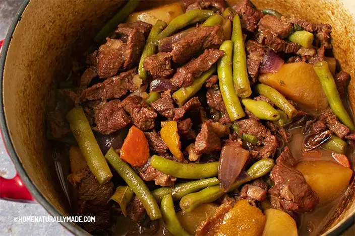 Beef Bourguignon Chinese Style in the Dutch Oven