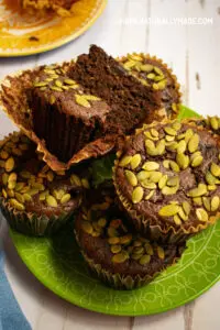 zucchini chocolate muffins recipe