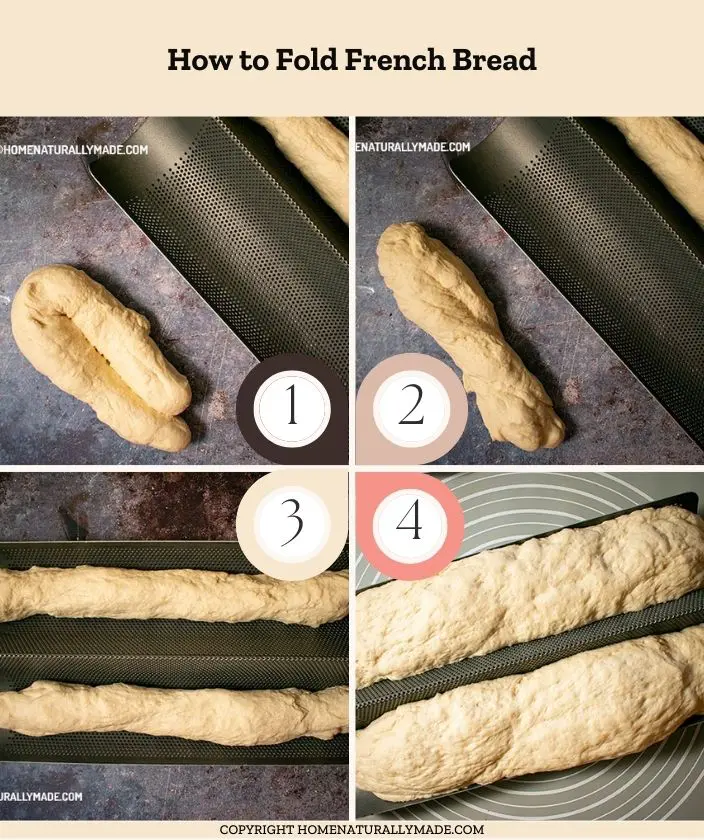 how to fold French Bread easy way