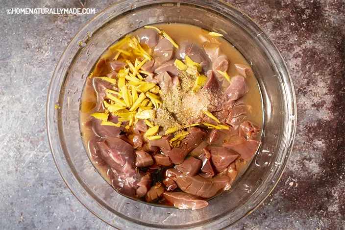 marinating kidneys for sauteed kidneys Chinese Style {Bao Chao Yao Hua} Recipe