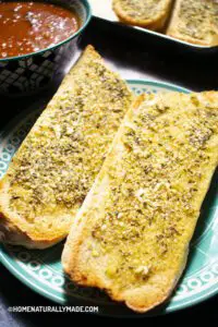easy healthy garlic bread recipe {yummy healthy way}