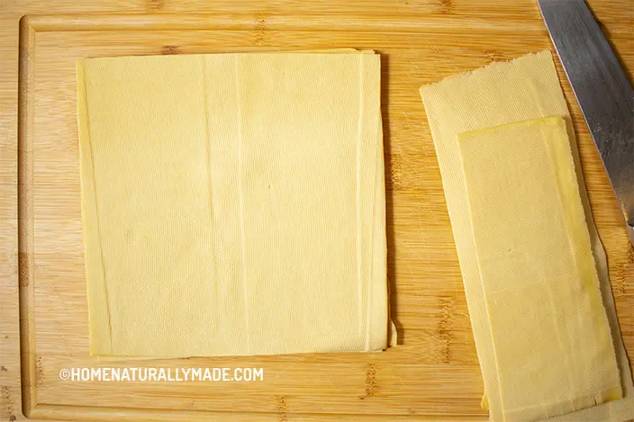 bai ye tofu on the cutting board
