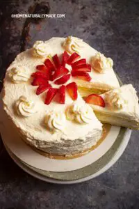 whipped cream sponge cake {Chinese Bakery Style}