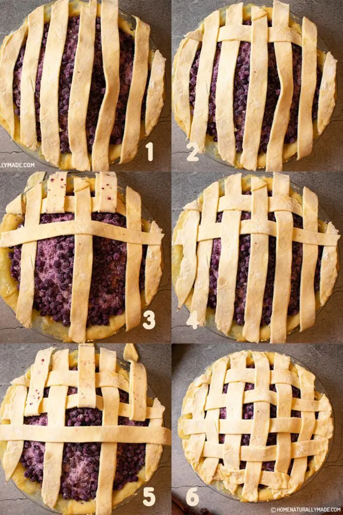 how to weave lattice pie crust tutorial