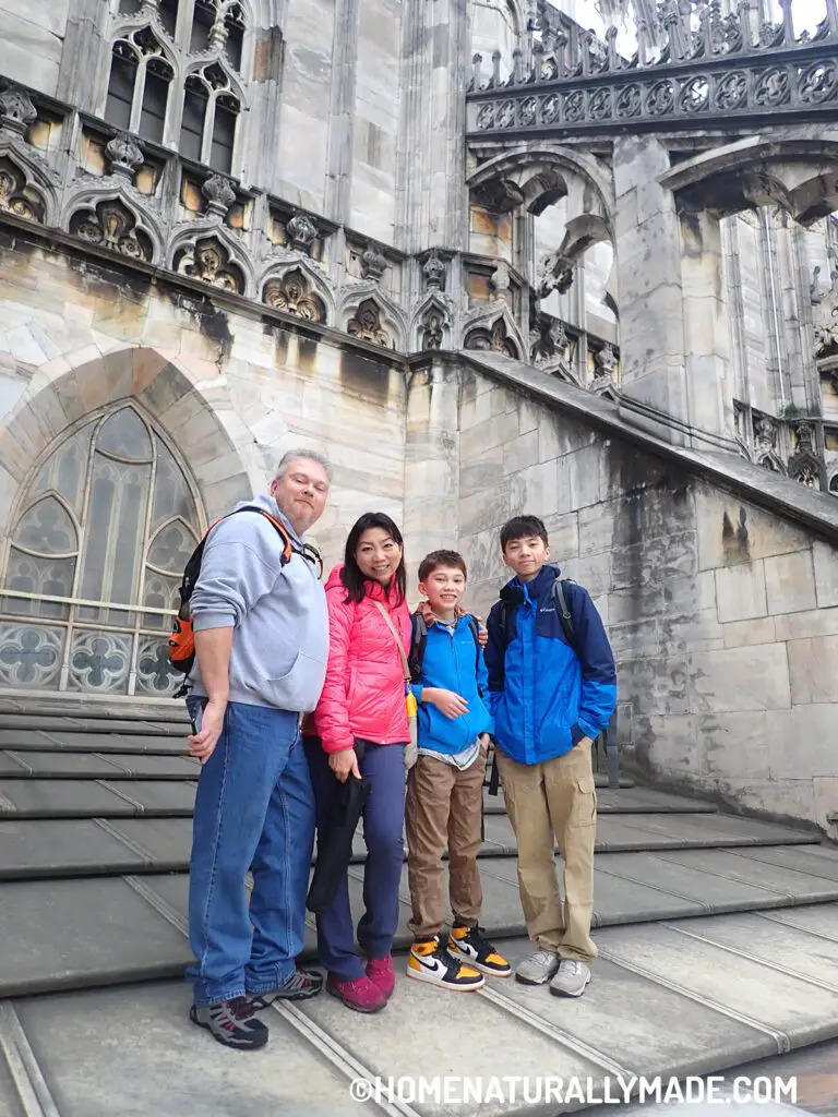 Milan Cathedral Rooftop {family vacation} 